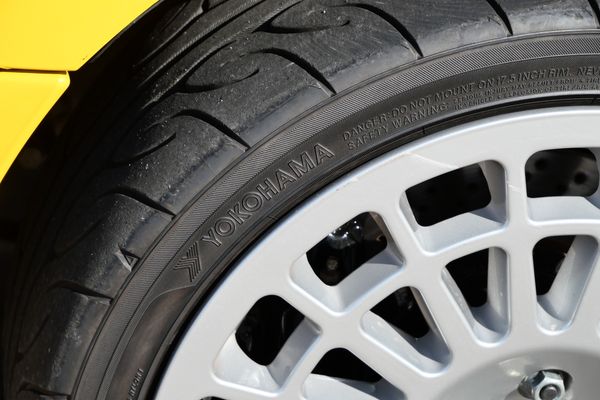 Yellow 1994 Lancia Delta Integrale Evo 2 previously sold by Sandbox Motors