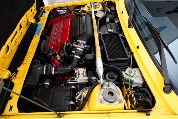 Yellow 1994 Lancia Delta Integrale Evo 2 previously sold by Sandbox Motors