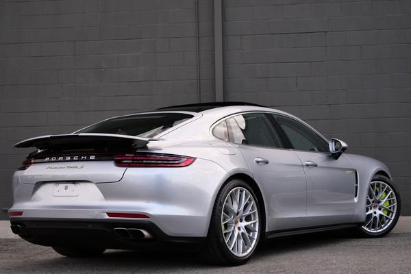 Rhodium Silver Metallic 2018 Porsche Panamera Turbo S E-Hybrid sold by Sandbox Motors