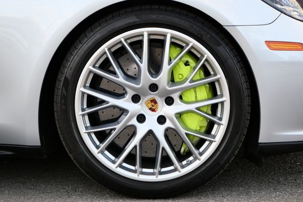Rhodium Silver Metallic 2018 Porsche Panamera Turbo S E-Hybrid sold by Sandbox Motors