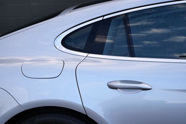 Rhodium Silver Metallic 2018 Porsche Panamera Turbo S E-Hybrid sold by Sandbox Motors