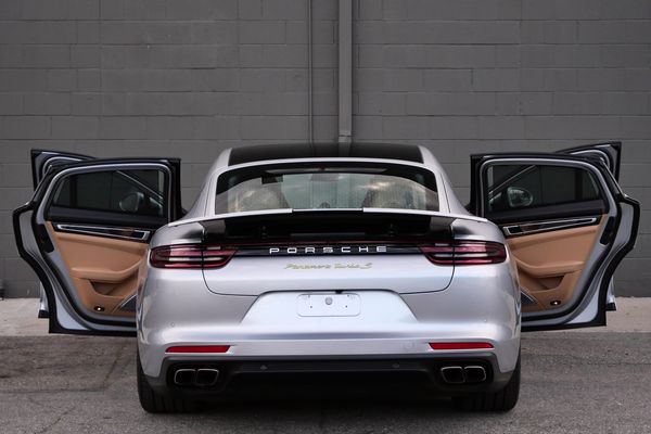 Rhodium Silver Metallic 2018 Porsche Panamera Turbo S E-Hybrid sold by Sandbox Motors