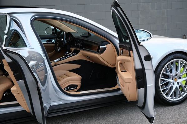 Rhodium Silver Metallic 2018 Porsche Panamera Turbo S E-Hybrid sold by Sandbox Motors