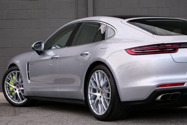 Rhodium Silver Metallic 2018 Porsche Panamera Turbo S E-Hybrid sold by Sandbox Motors