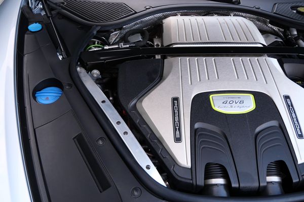 Rhodium Silver Metallic 2018 Porsche Panamera Turbo S E-Hybrid sold by Sandbox Motors