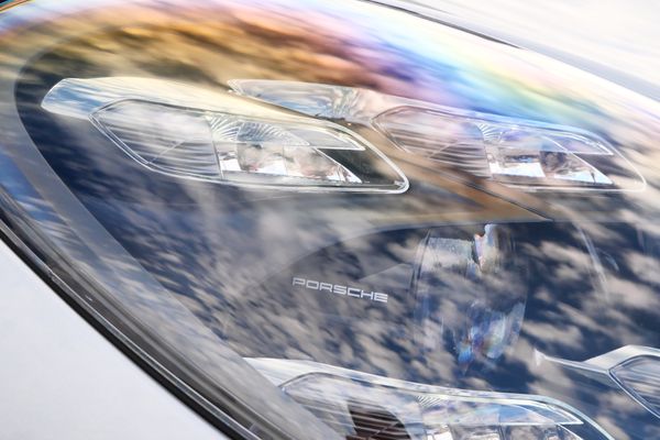 Rhodium Silver Metallic 2018 Porsche Panamera Turbo S E-Hybrid sold by Sandbox Motors