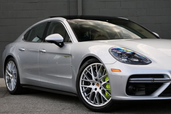 Rhodium Silver Metallic 2018 Porsche Panamera Turbo S E-Hybrid sold by Sandbox Motors