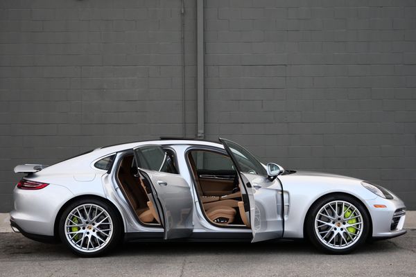 Rhodium Silver Metallic 2018 Porsche Panamera Turbo S E-Hybrid sold by Sandbox Motors