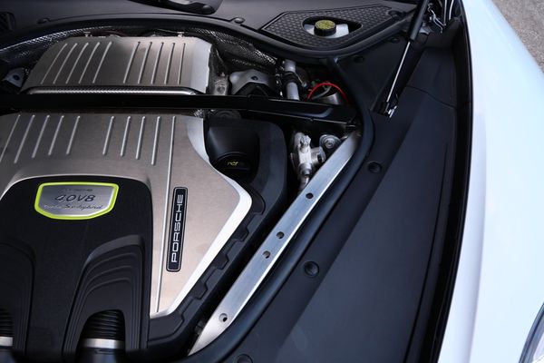 Rhodium Silver Metallic 2018 Porsche Panamera Turbo S E-Hybrid sold by Sandbox Motors