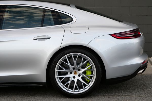 Rhodium Silver Metallic 2018 Porsche Panamera Turbo S E-Hybrid sold by Sandbox Motors