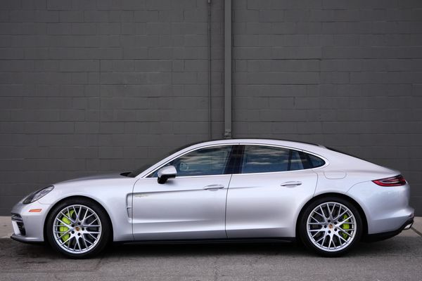 Rhodium Silver Metallic 2018 Porsche Panamera Turbo S E-Hybrid sold by Sandbox Motors