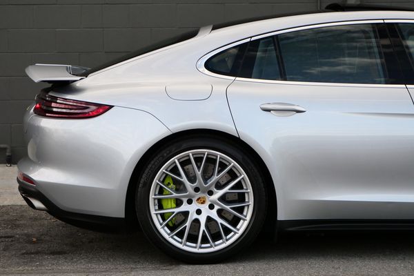 Rhodium Silver Metallic 2018 Porsche Panamera Turbo S E-Hybrid sold by Sandbox Motors