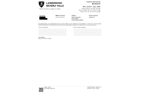 2020 Lamborghini Huracan EVO Spyder Sold by Sandbox Motors