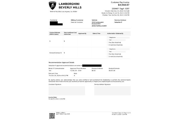 2020 Lamborghini Huracan EVO Spyder Sold by Sandbox Motors