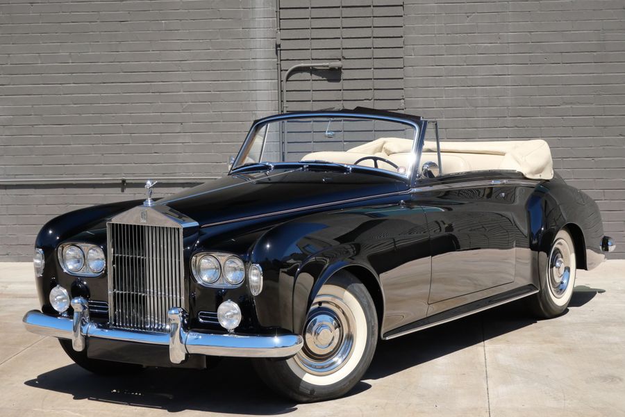 black 1963 Rolls-Royce Silver Cloud III Drophead Coupe for sale by Sandbox Motors