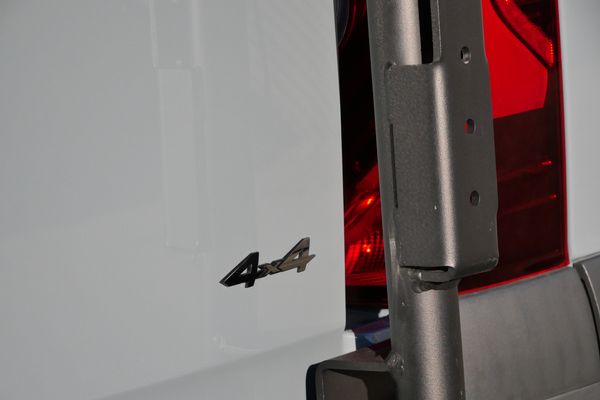 Silver 2022 Mercedes-Benz Sprinter 2500 4x4 custom camper conversion for sale by Sandbox Motors.