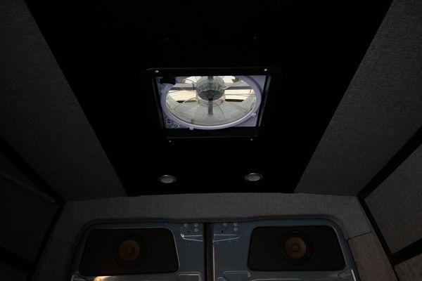 Silver 2022 Mercedes-Benz Sprinter 2500 4x4 custom camper conversion for sale by Sandbox Motors.