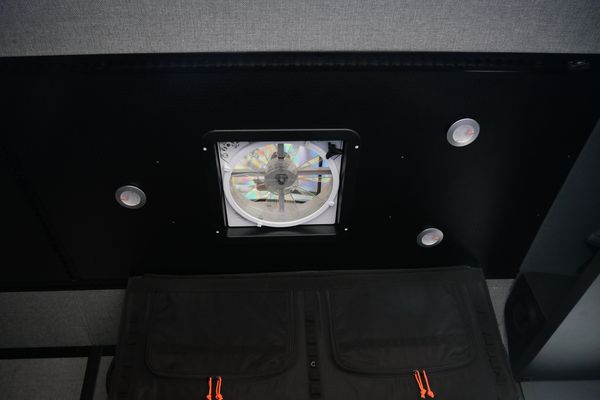 Silver 2022 Mercedes-Benz Sprinter 2500 4x4 custom camper conversion for sale by Sandbox Motors.
