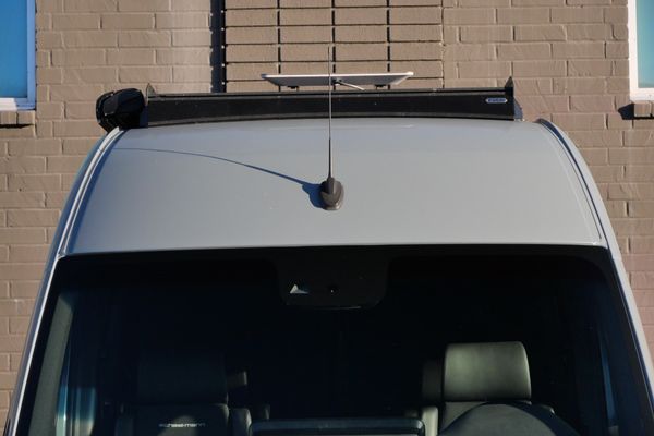 Silver 2022 Mercedes-Benz Sprinter 2500 4x4 custom camper conversion for sale by Sandbox Motors.