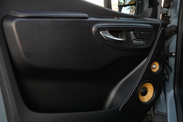 Silver 2022 Mercedes-Benz Sprinter 2500 4x4 custom camper conversion for sale by Sandbox Motors.