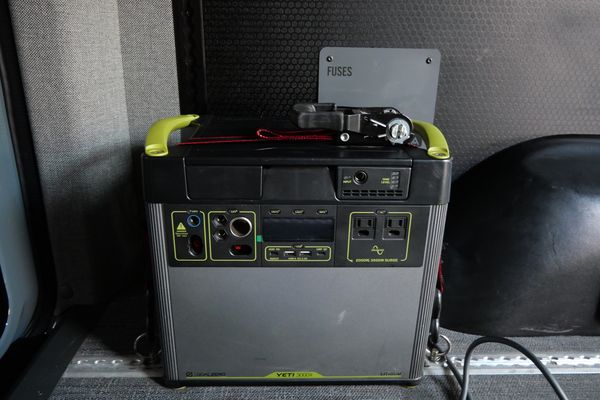 Silver 2022 Mercedes-Benz Sprinter 2500 4x4 custom camper conversion for sale by Sandbox Motors.