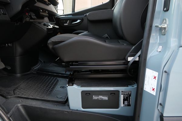 Silver 2022 Mercedes-Benz Sprinter 2500 4x4 custom camper conversion for sale by Sandbox Motors.