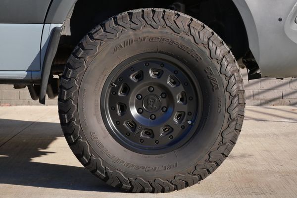 Silver 2022 Mercedes-Benz Sprinter 2500 4x4 custom camper conversion for sale by Sandbox Motors.